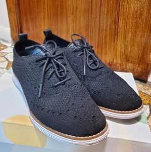 Cole Haan Zero Ground Black Oxford Shoes